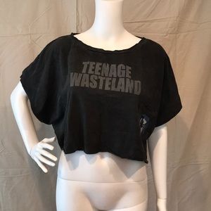 The Who Teenage Wasteland Crop Tee
